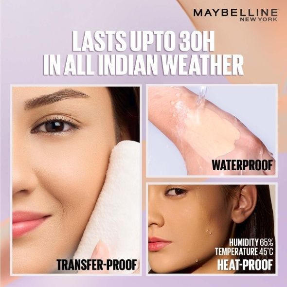 Maybelline New York Super Stay Lumi Matte Liquid Foundation, 30 HR Long Lasting