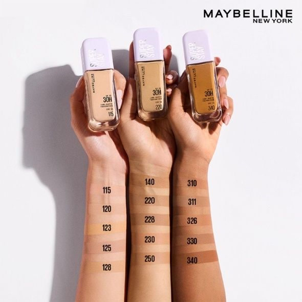 Maybelline New York Super Stay Lumi Matte Liquid Foundation, 30 HR Long Lasting