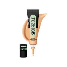 Maybelline New York Fit Me Spot Rescue Full Coverage Concealer, 24H Wear, Fades Spots, Minimizes Pimples, Clinically Tested, Non Comedogenic-15, 15ml