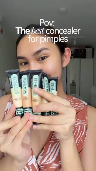 Maybelline New York Fit Me Spot Rescue Full Coverage Concealer, 24H Wear, Fades Spots, Minimizes Pimples, Clinically Tested, Non Comedogenic-15, 15ml