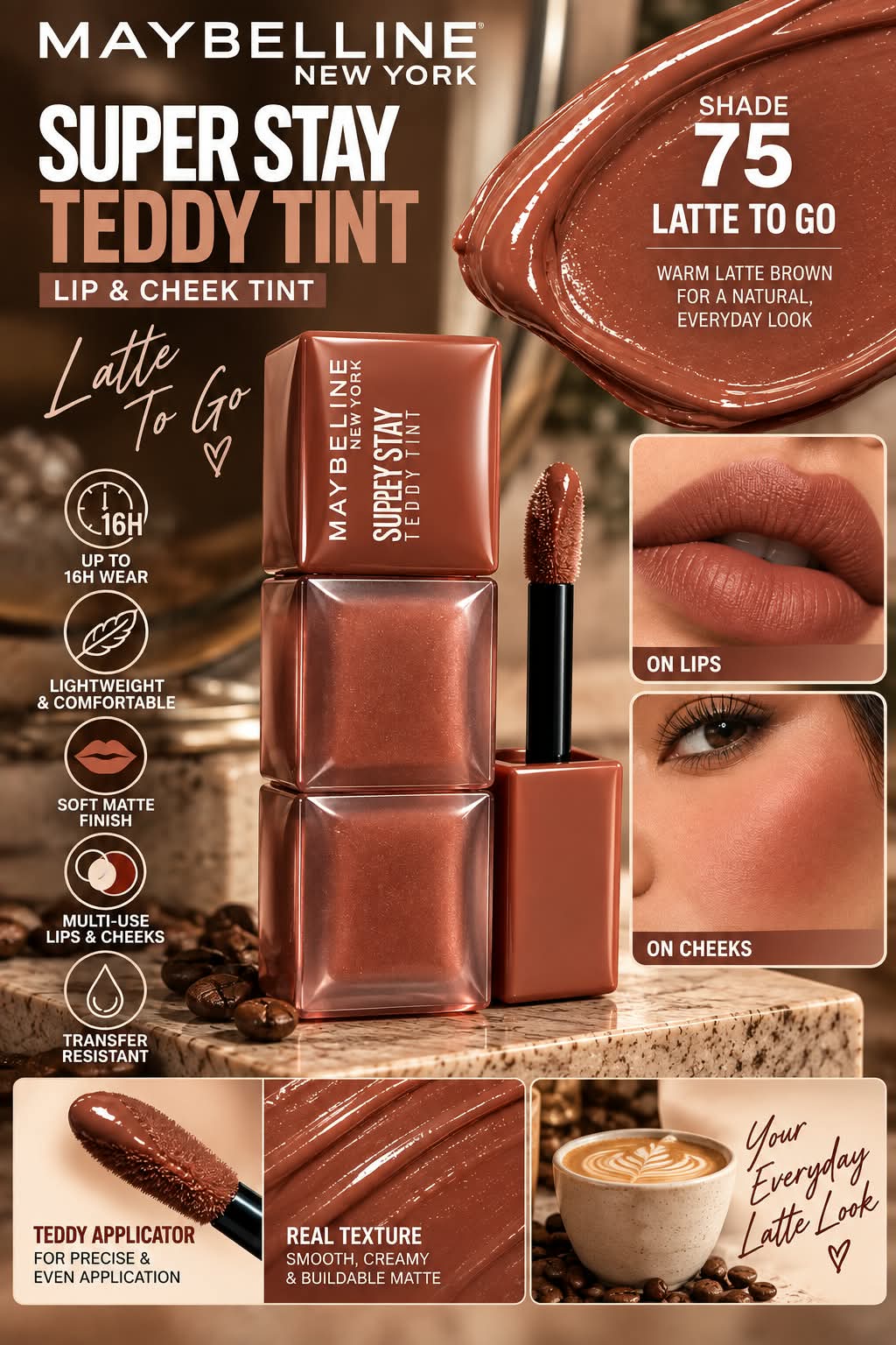Maybelline New York Superstay Teddy Tint Lip & Cheek Color