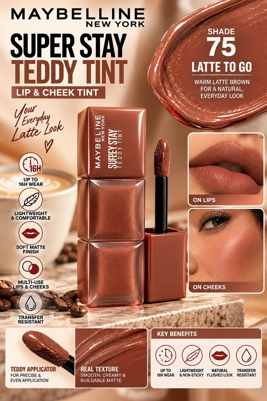 Maybelline New York Superstay Teddy Tint Lip & Cheek Color
