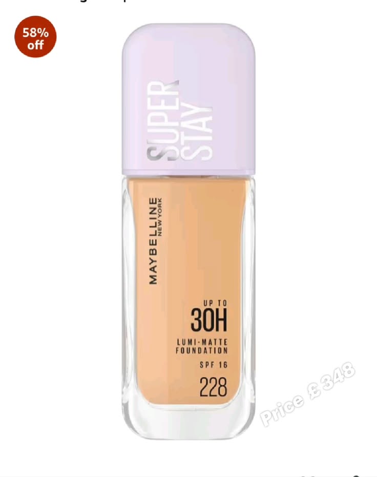 Maybelline Super Stay Up To 30H Lumi-Matte Foundation SPF 18