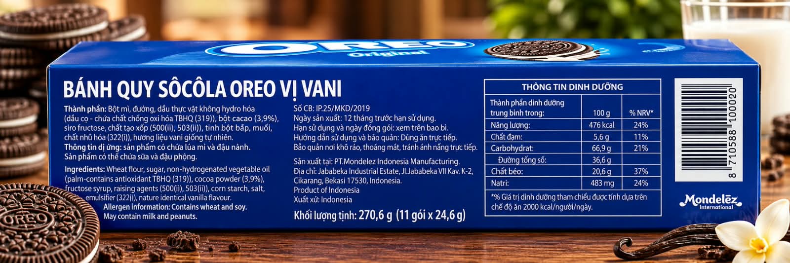 Mondelez International Oreo Original Indonesia 270gm