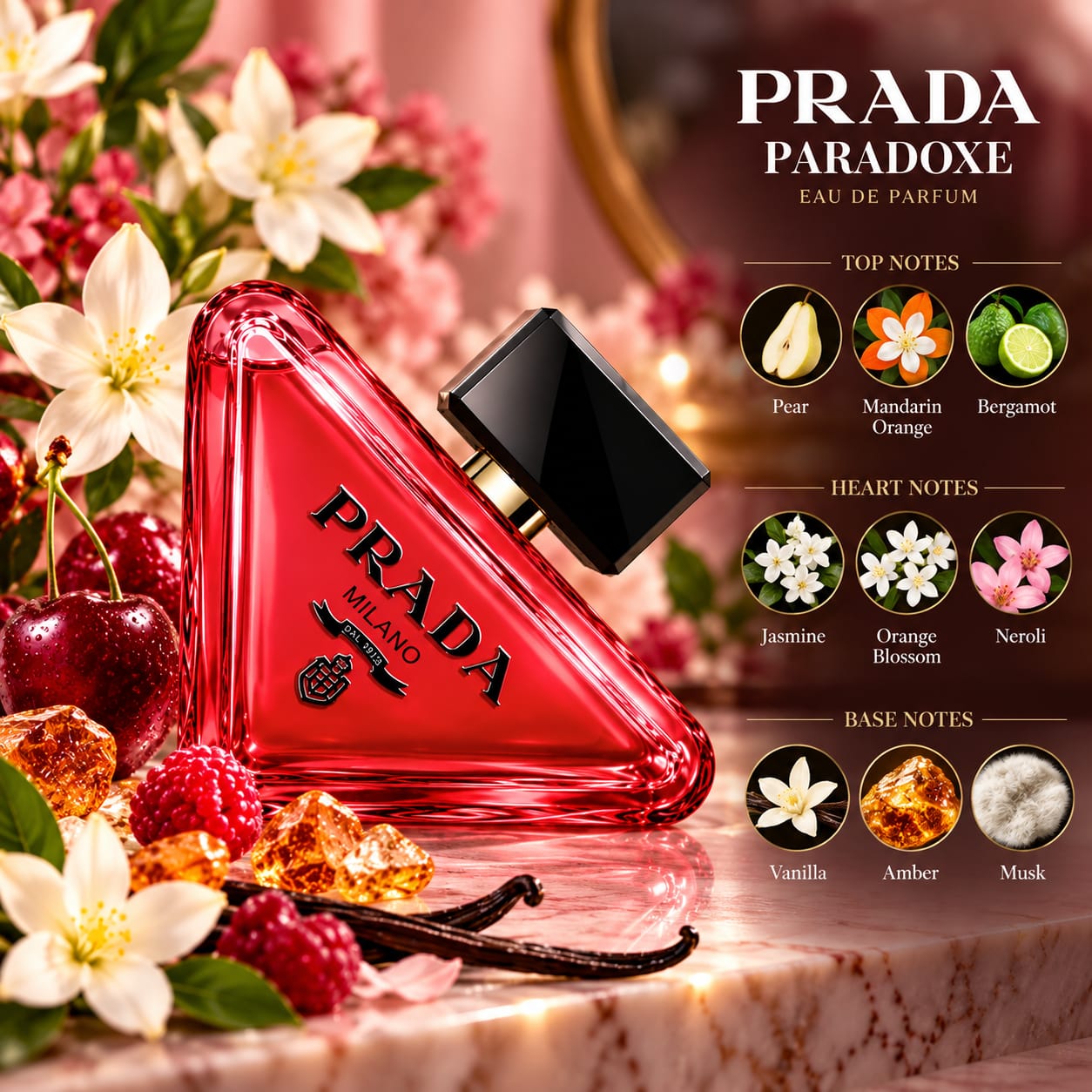 Prada Paradoxe  Radical Essence Parfum Perfume For Women 90ml