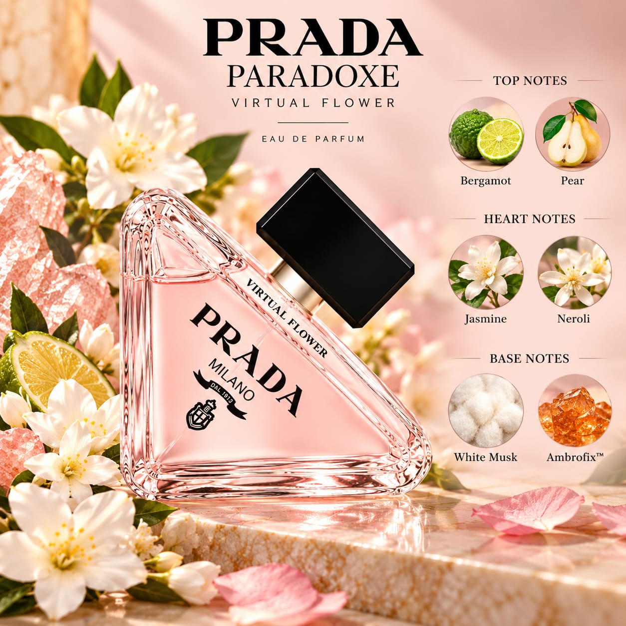 Prada Paradoxe Virtual Flower Perfume For Women EDP 90 ml