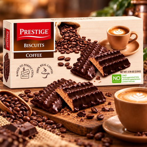 Prestige Biscuits Coffee 135g