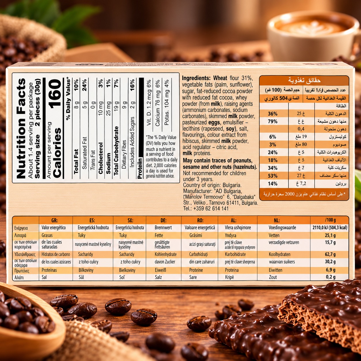 Prestige Biscuits Coffee 135g