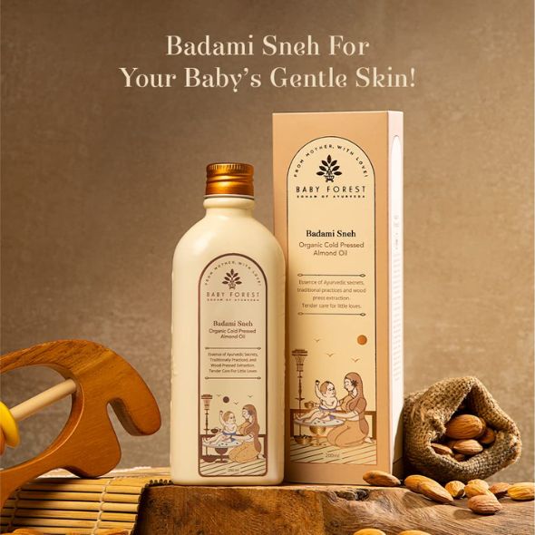 Baby Forest Badami Sneh Cold Pressed Almond Oil for Babies