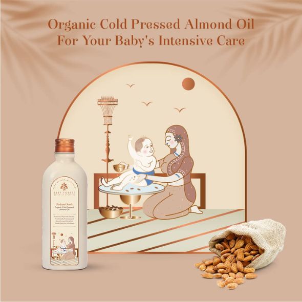 Baby Forest Badami Sneh Cold Pressed Almond Oil for Babies