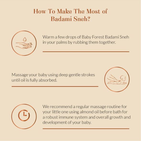 Baby Forest Badami Sneh Cold Pressed Almond Oil for Babies
