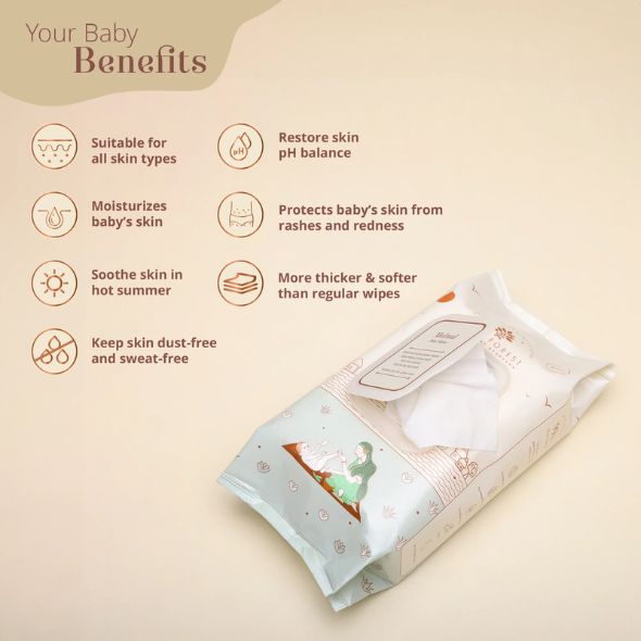 Baby Forest Mulmul Baby Wipes