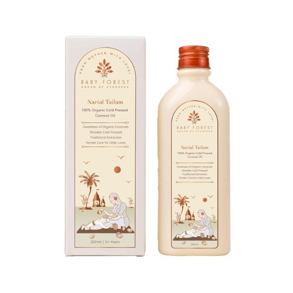 Baby Forest Narial Tailam Organic Cold Pressed Coconut Oil