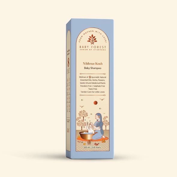 Baby Forest Nikhrae Kesh Baby Shampoo Infused With Paraben- Free