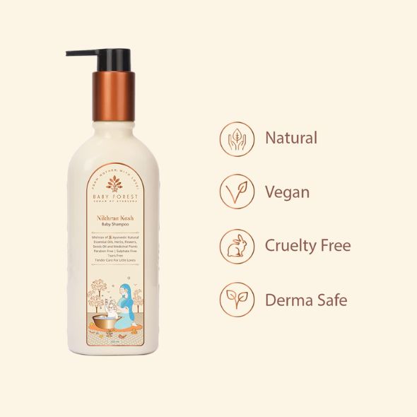Baby Forest Nikhrae Kesh Baby Shampoo Infused With Paraben- Free