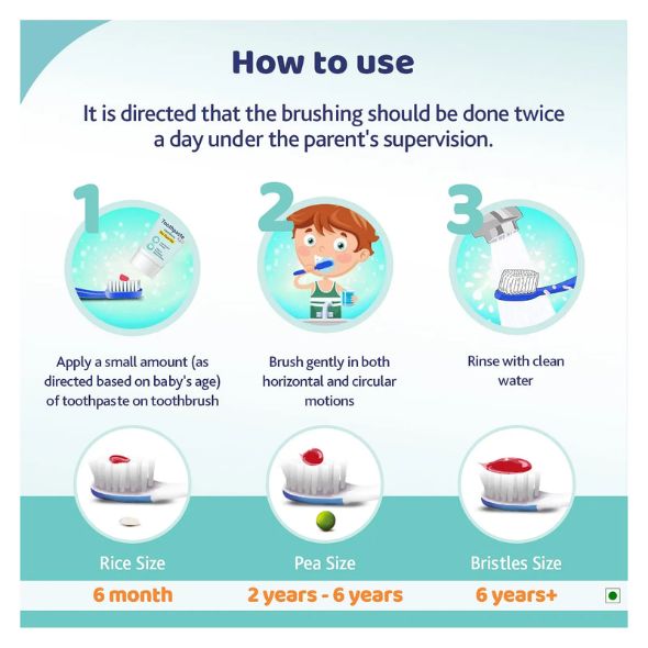 Chicco Toothpaste for Kids, Best for Baby (6m-6y)