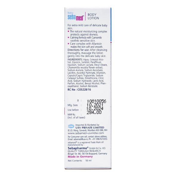 Sebamed Baby Body Lotion | pH 5.5 | Vegan | 100 ml