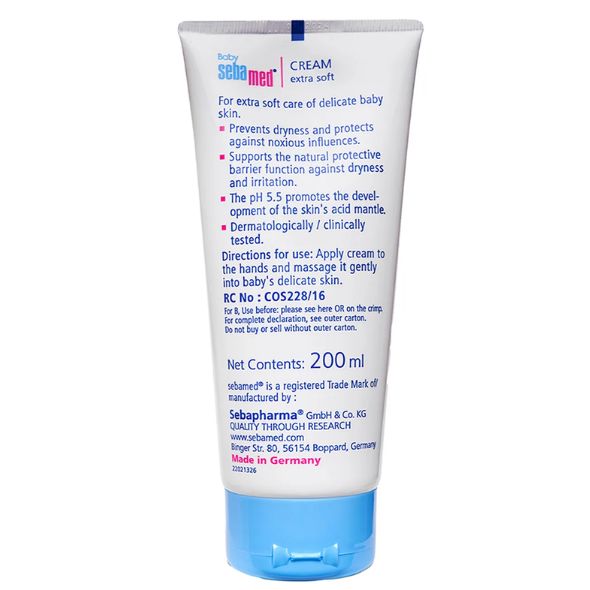Sebamed Baby Cream Extra Soft | pH 5.5 | Ideal for Dry Skin