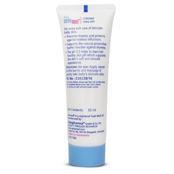 Sebamed Baby Cream Extra Soft | pH 5.5 | Ideal for Dry Skin