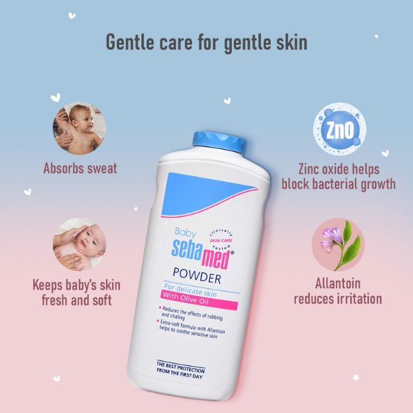 Sebamed Baby Powder | Olive Oil, Allantoin