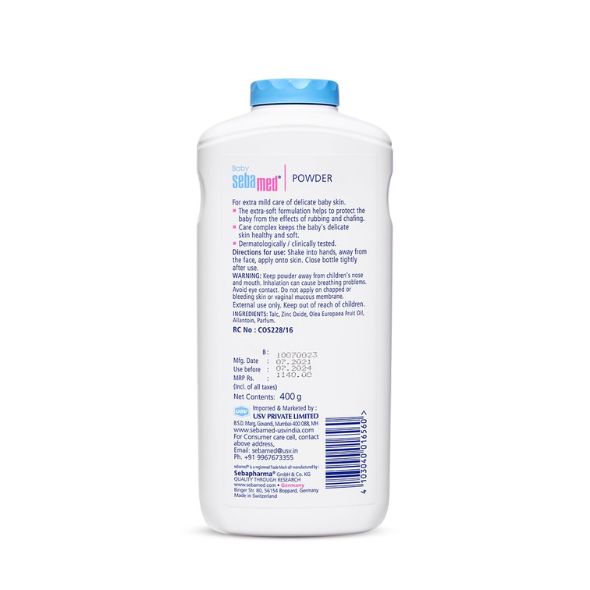 Sebamed Baby Powder | Olive Oil, Allantoin