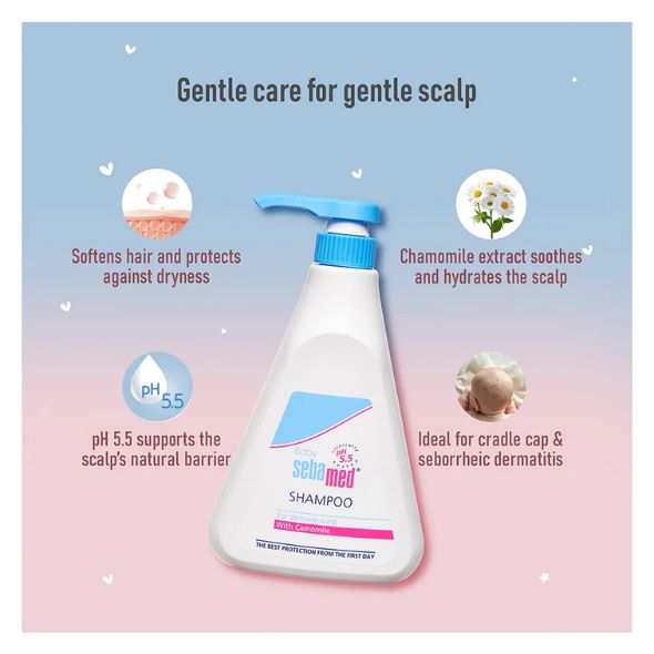 Sebamed Baby Shampoo|pH 5.5 | Soap Free | No Tears