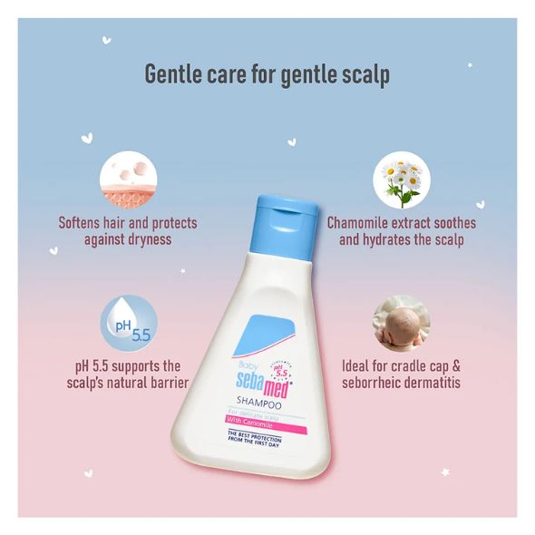 Sebamed Baby Shampoo|pH 5.5 | Soap Free | No Tears