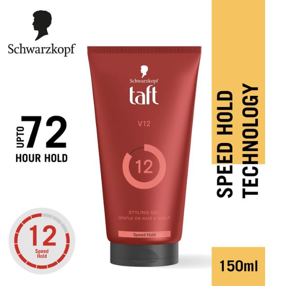 Schwarzkopf TAFT Power V12 Hair Gel With Speed Hold Technology