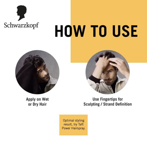 Schwarzkopf TAFT Power V12 Hair Gel With Speed Hold Technology