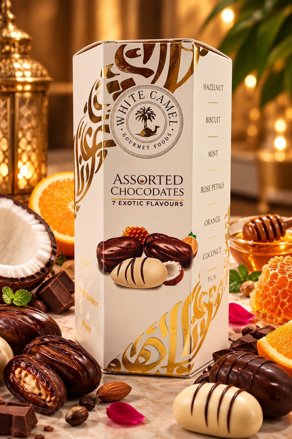 White Camel Assorted Chocodates 7 Exotic Flavours 300gm