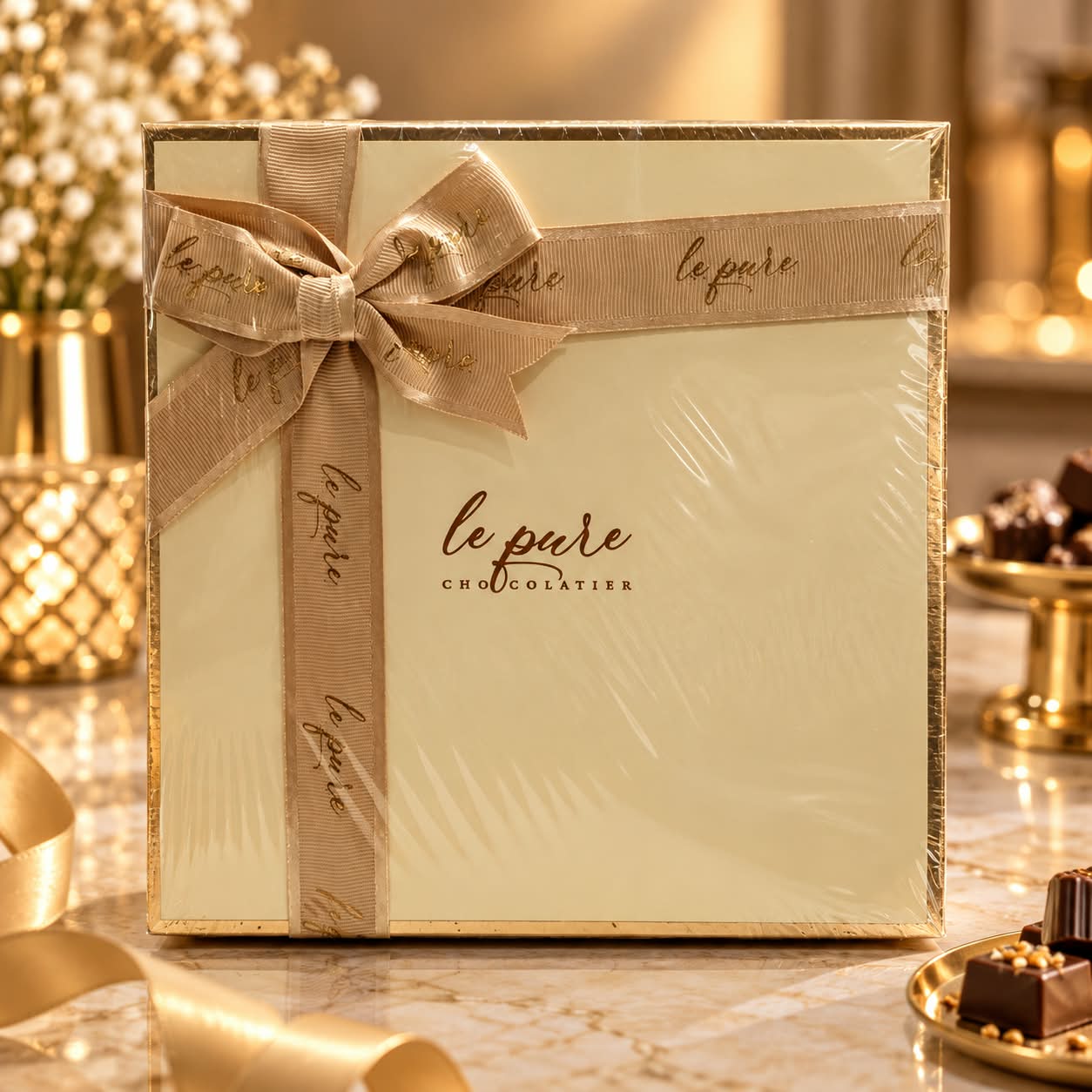 Le Pure Chocolatier Gold Noor Hamper 454gm