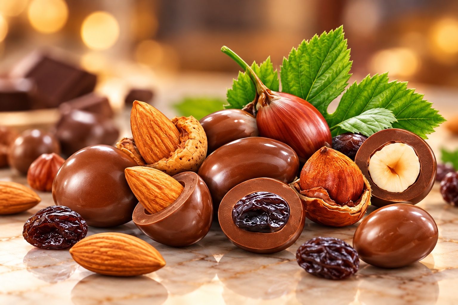 Sapphire Assortment Almonds, Hazelnuts & Raisins Lavishly Covered In Irresistible Milk Choco 200gm