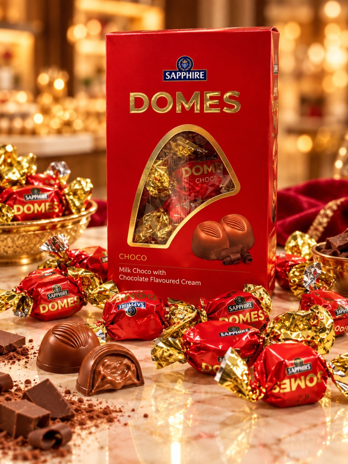 Sapphire Domes Truffle Choco Chocolate 435gm