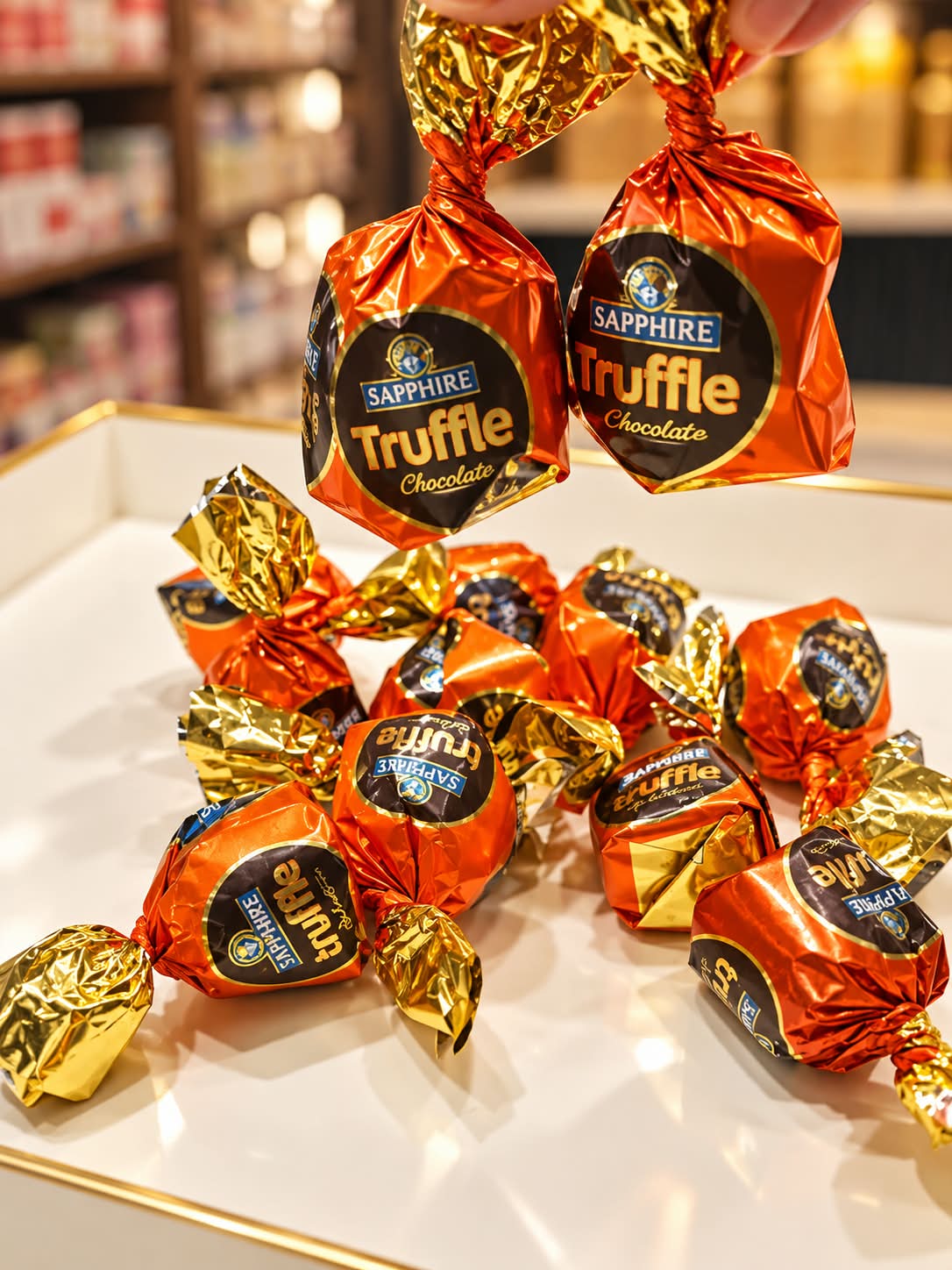 Sapphire Truffle Selection Orange Chocolate 470gm