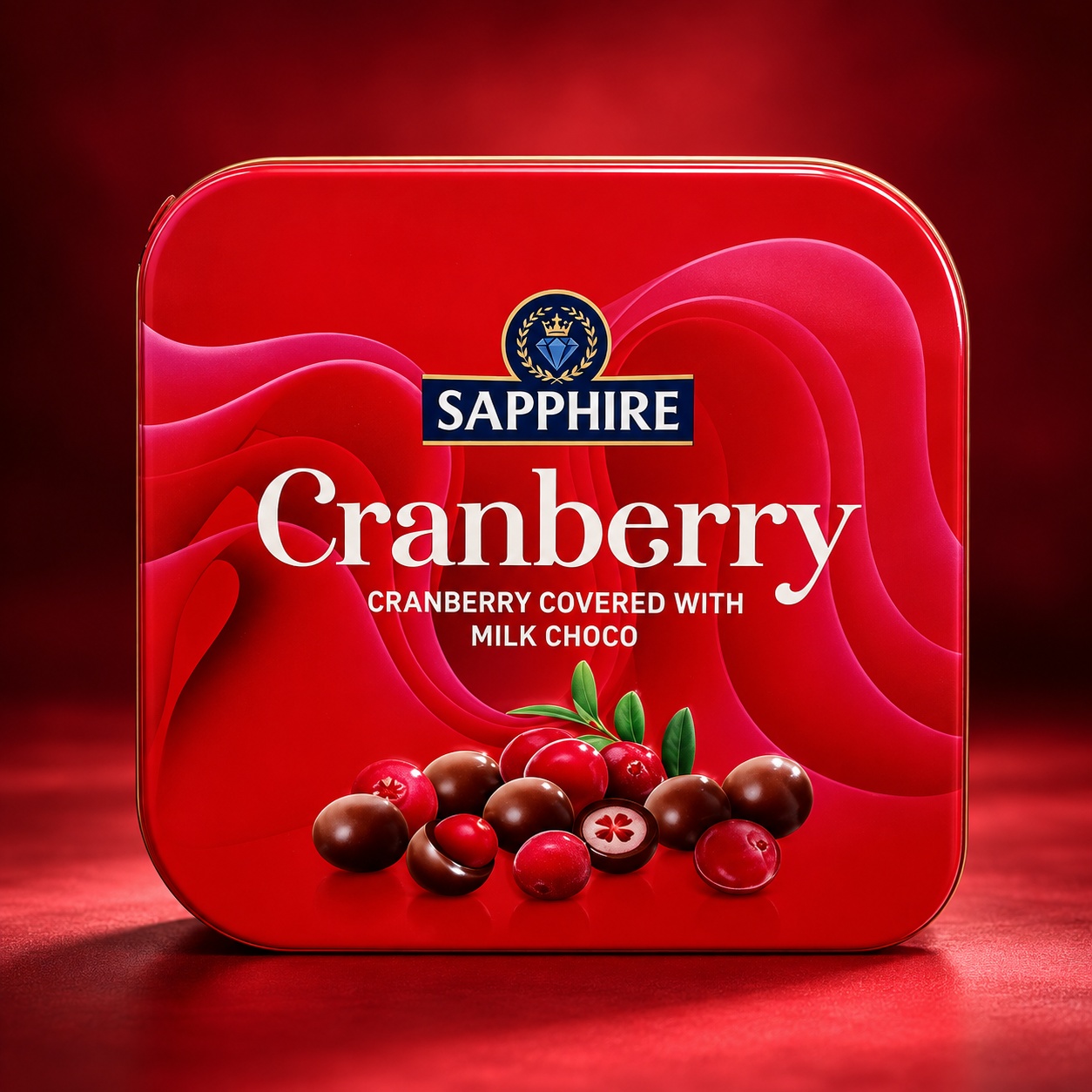 Sapphire Cranberry Covered With Milk Choco 90gm